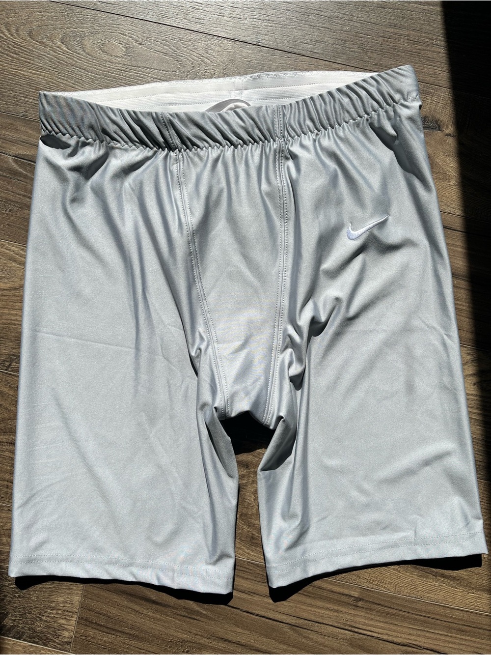 Nike Men’s Compression Training Shorts — Light Gray